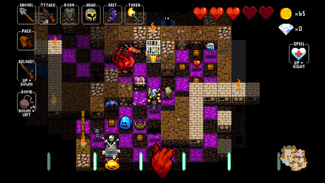 Crypt of the Necrodancer game screenshot